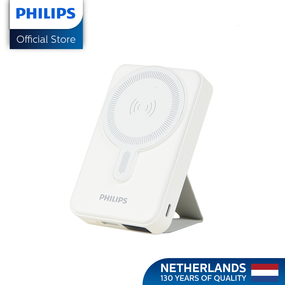 Philips White 10000mAh PD 15W Magsafe Power