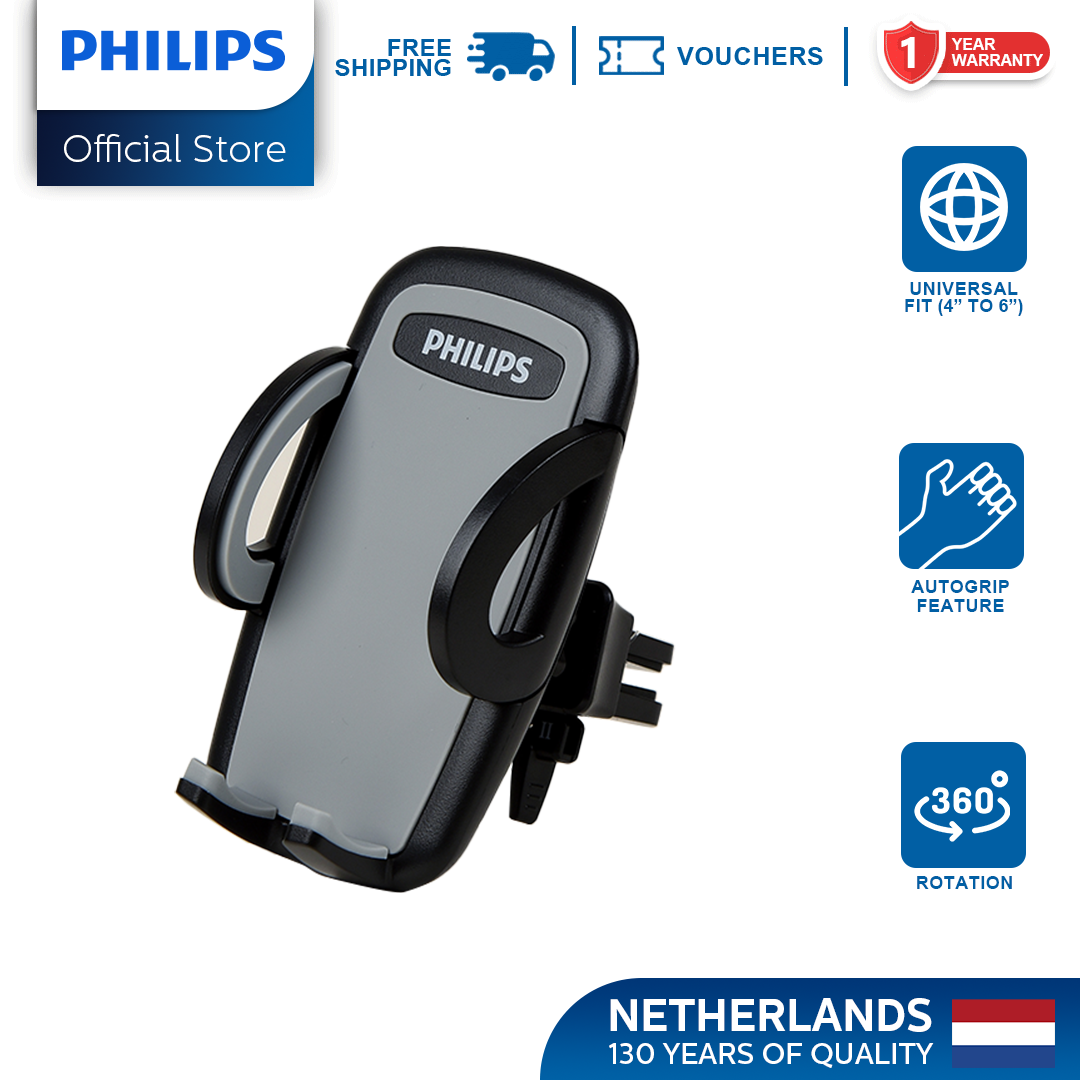 Philips 360° Rotation Mobile Car Cellphone Holder Air Vent Mount