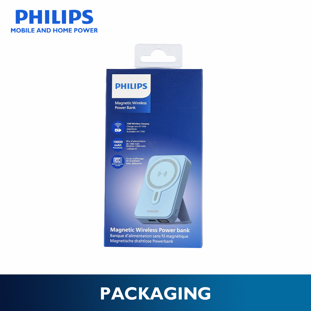 Philips Light Blue 10000mAh PD 15W Magsafe Power
