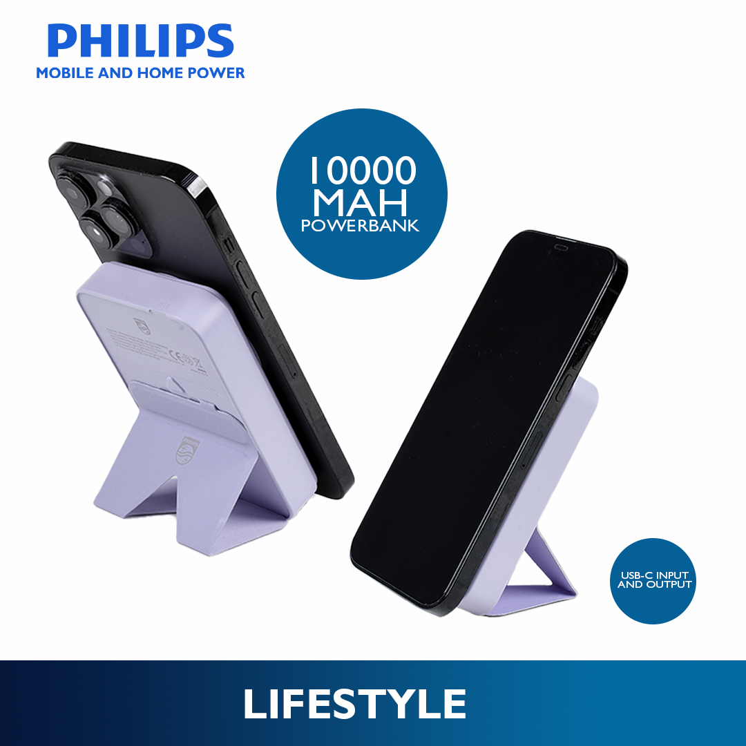 Philips Light Purple 10000mAh PD 15W Magsafe Power