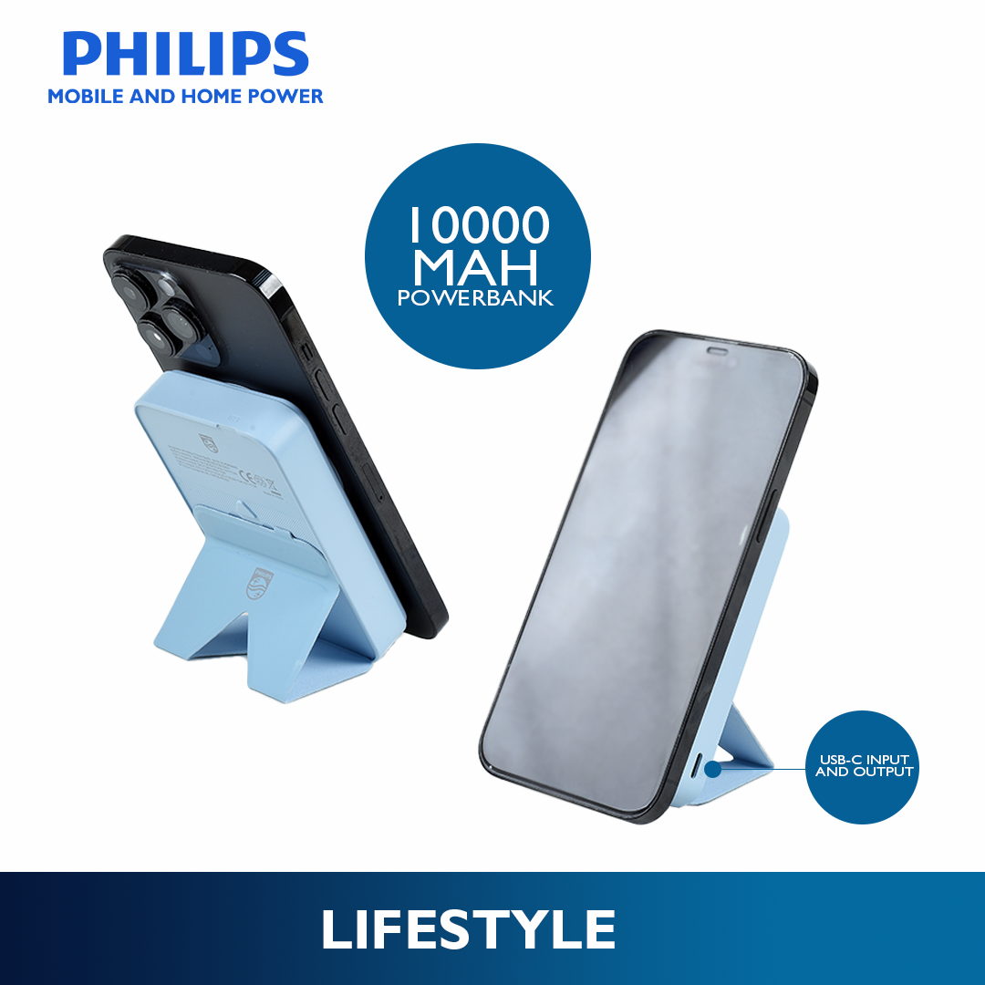 Philips Light Blue 10000mAh PD 15W Magsafe Power