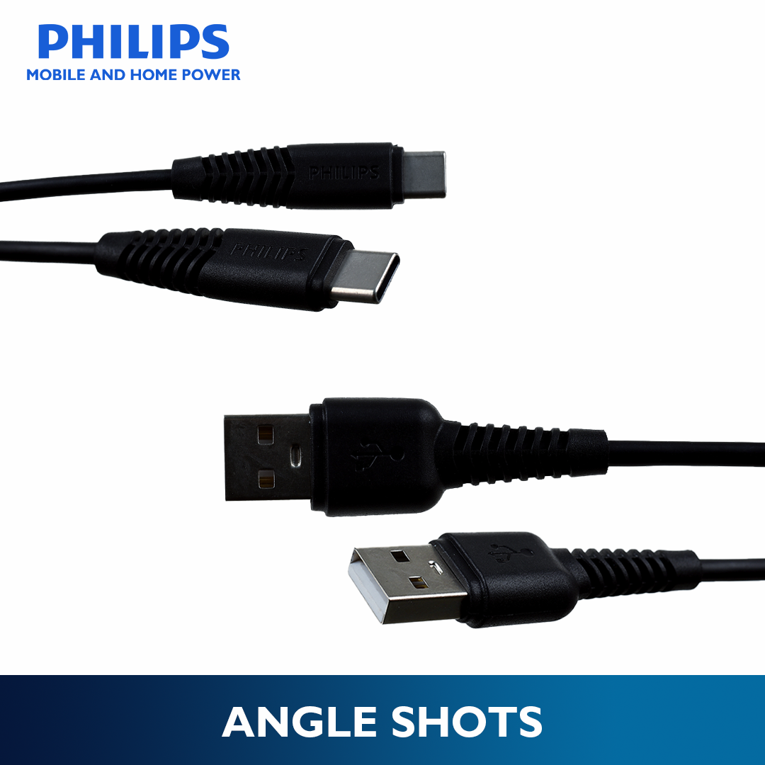 Philips 1.2M USB to USB Type C Charging Cable Fast Charging USB Type C Charger