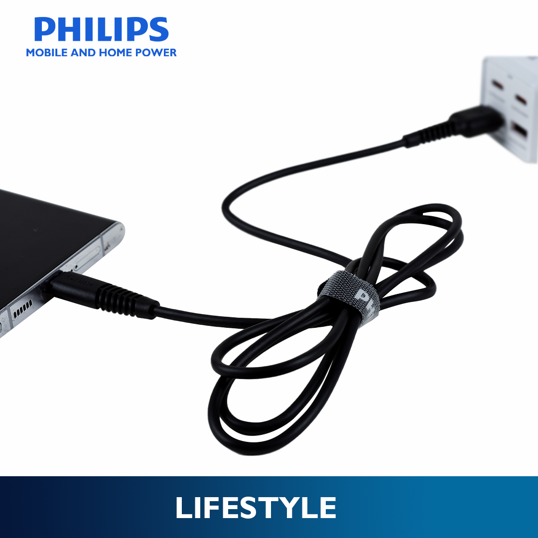Philips 1.2M USB to USB Type C Charging Cable Fast Charging USB Type C Charger