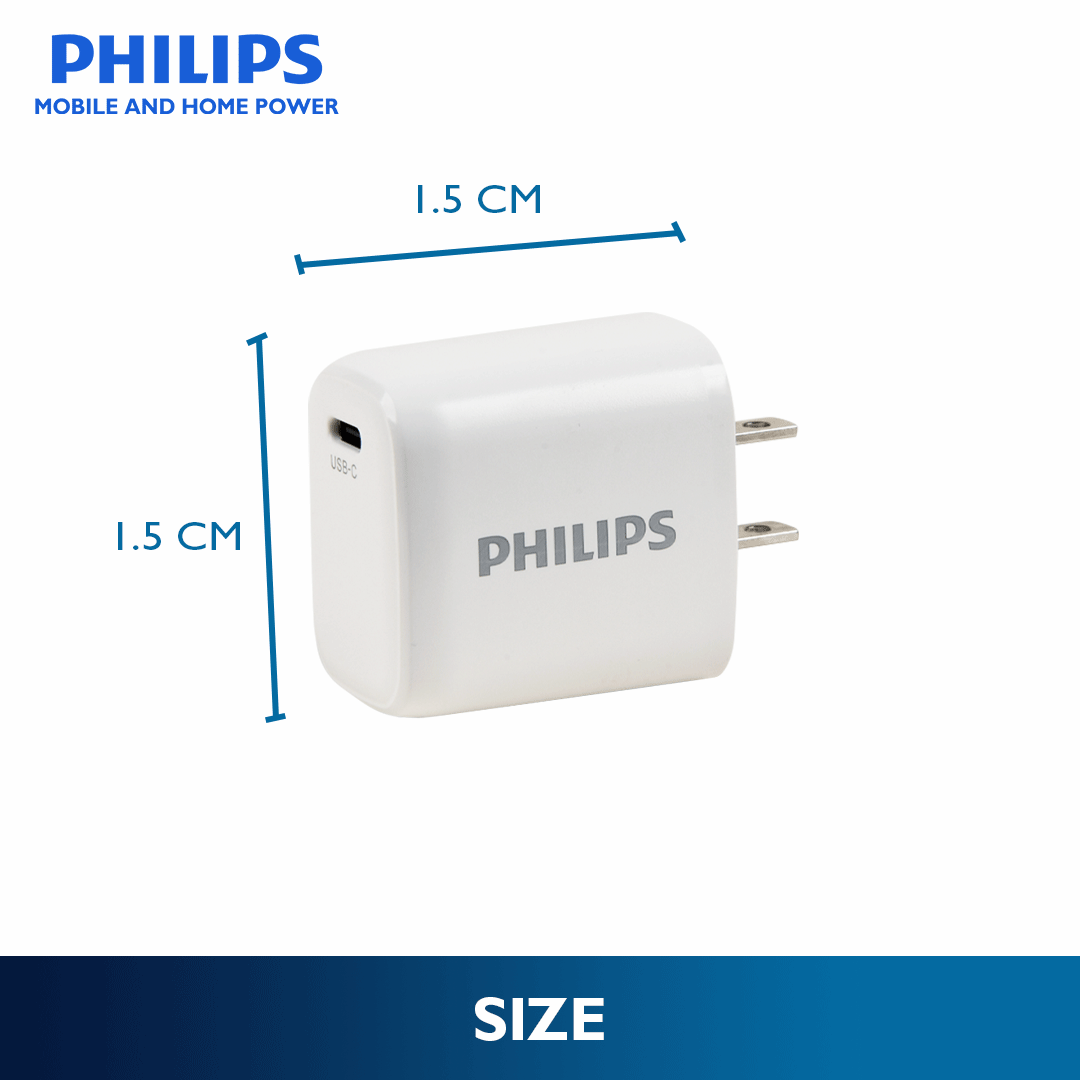 Philips PD 20W Charger Type C USB C Charger Fast Charger
