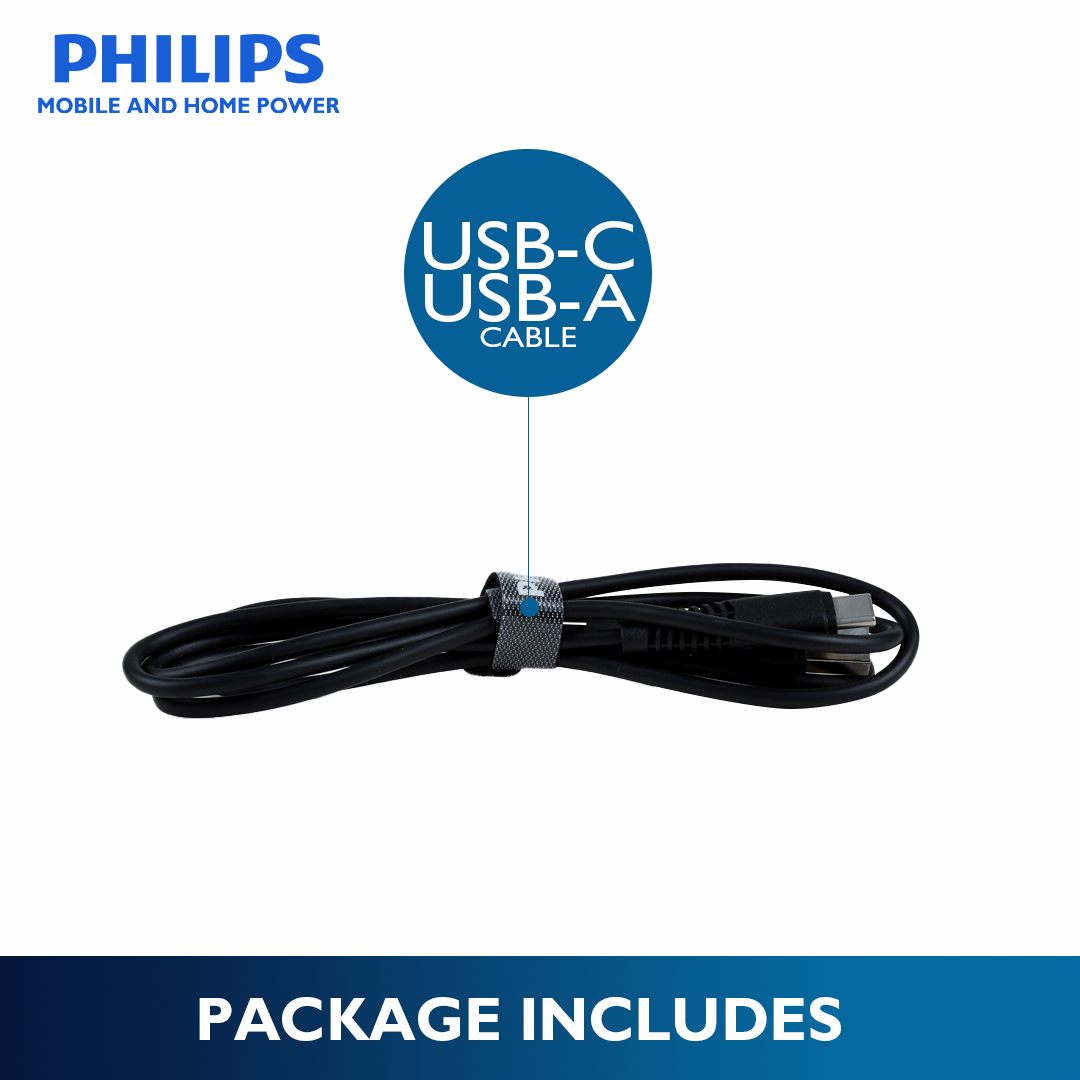 Philips 1.2M USB to USB Type C Charging Cable Fast Charging USB Type C Charger