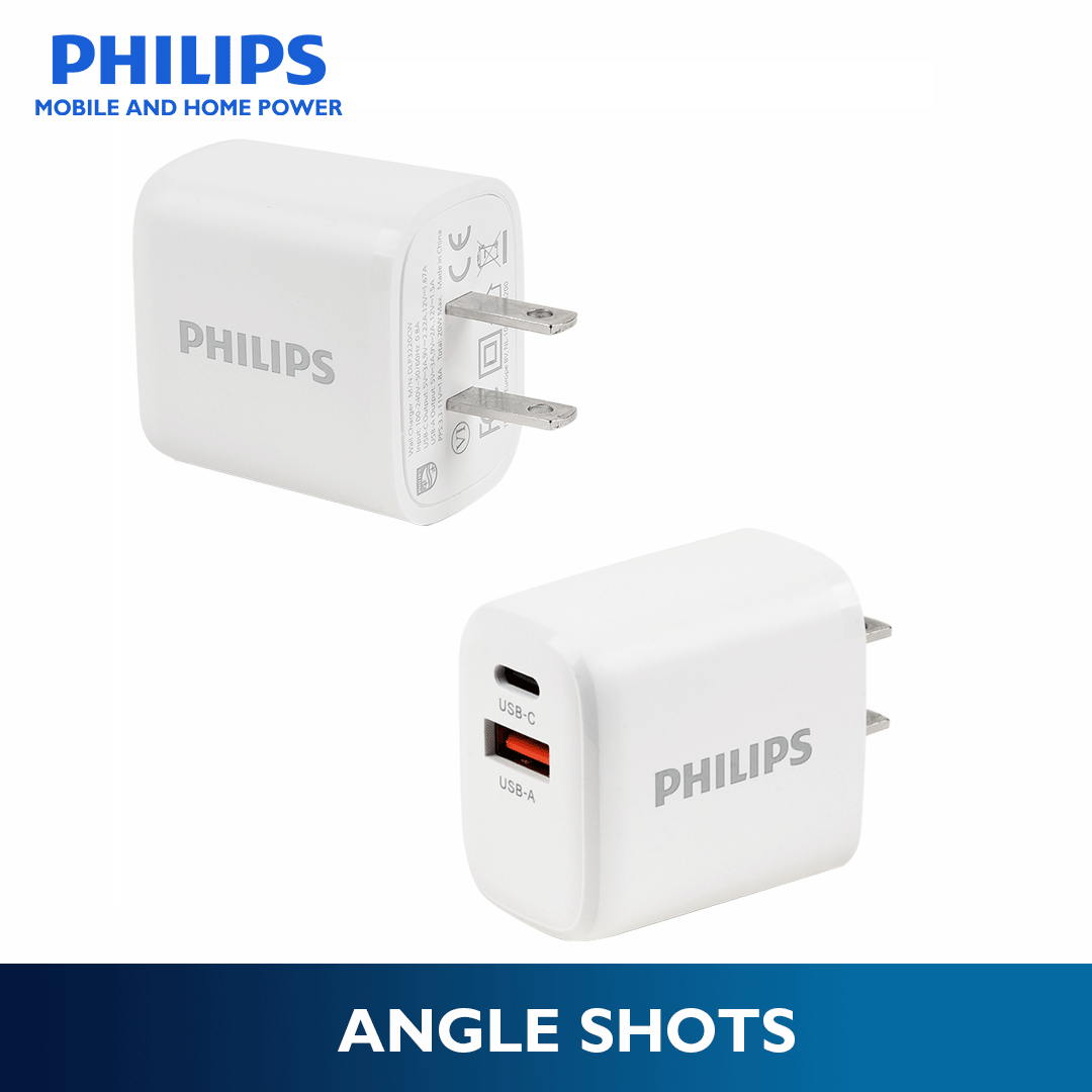 Philips 20W USB C Fast Wall Charger, iPhone Charger, USB C Charger