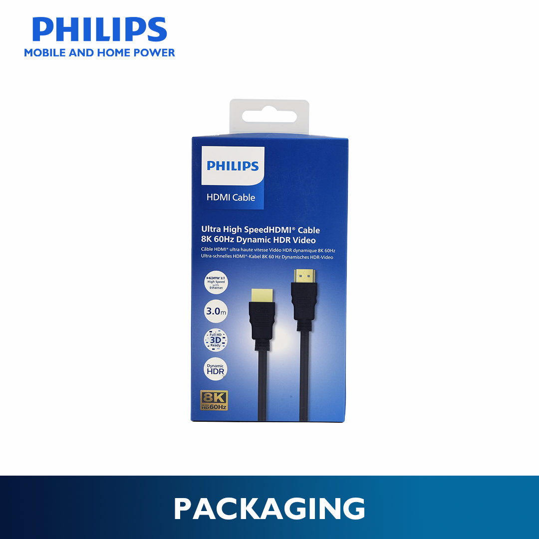Philips HDMI 3m 8K/60Hz 48Gbps Ultra High Speed data Transfer