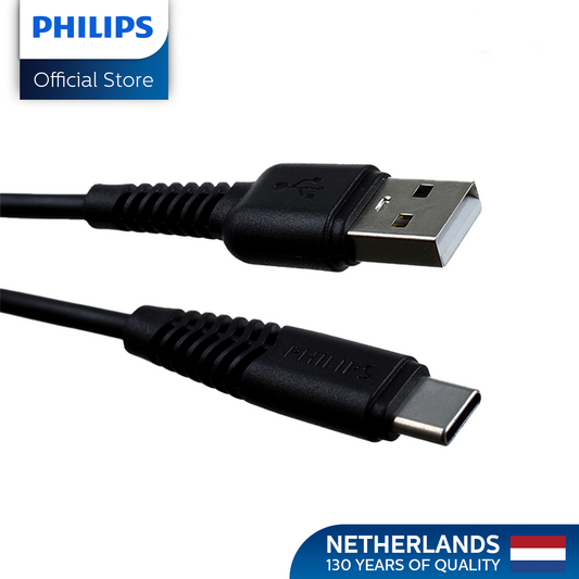 Philips 1.2M USB to USB Type C Charging Cable Fast Charging USB Type C Charger
