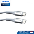 Philips 100W 1.2M USB-C to USB-C Cable Transfer and Fast Charging Braided Cable