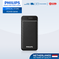 PHILIPS 10000mAh 2.1A Fast Charge Powerbank Dual USB Output USB-C & Micro USB Input Li-Polymer Battery