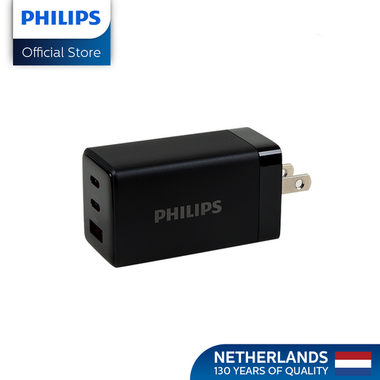 Philips 65watts Ultra Fast 3-Port Compact Fast PPS Wall Charger