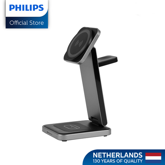 Philips 15W 3-in-1 Magnetic Wireless Fast Charger Portable Wireless Charger