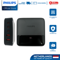 Philips Ultra Fast 240W 5-Port GaN USB Desktop Charger with Digital Display 3 USB-C and 2 USB-A port
