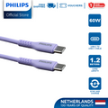 Philips Purple 60W 1.2M USB Type C to USB C PD Cable