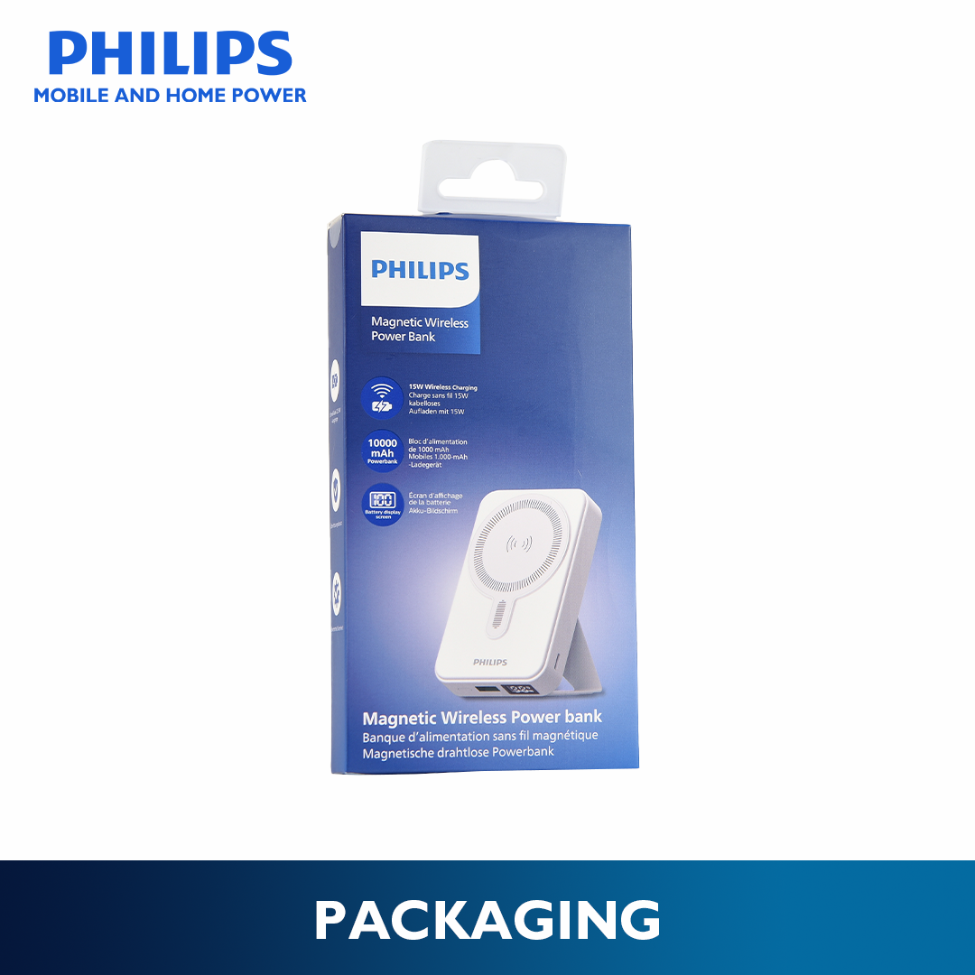 Philips White 10000mAh PD 15W Magsafe Power