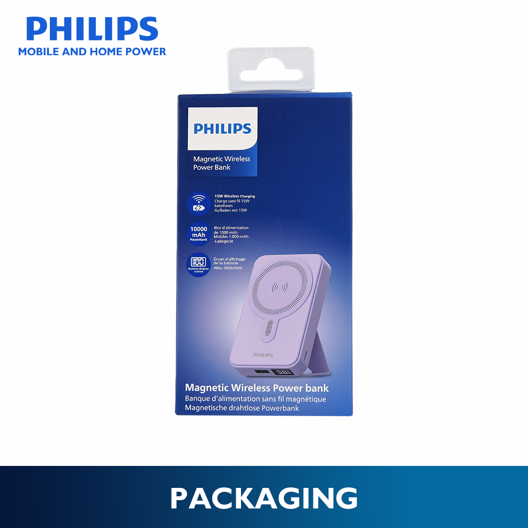 Philips Light Purple 10000mAh PD 15W Magsafe Power