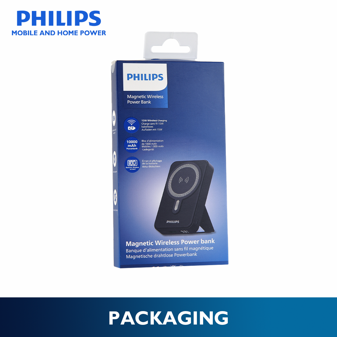 Philips Black 10000mAh PD 15W Magsafe Power