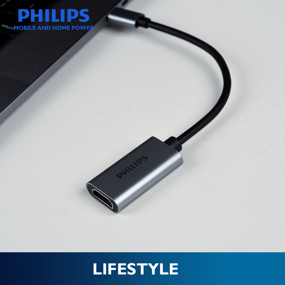 Philips USB-C to 4K HDMI Adapter Stunning Clarity and Sound 60Hz