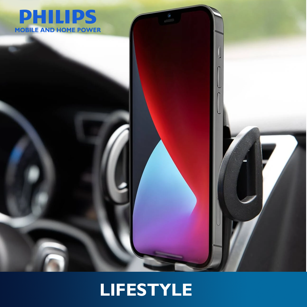 Philips 360° Rotation Mobile Car Cellphone Holder Air Vent Mount