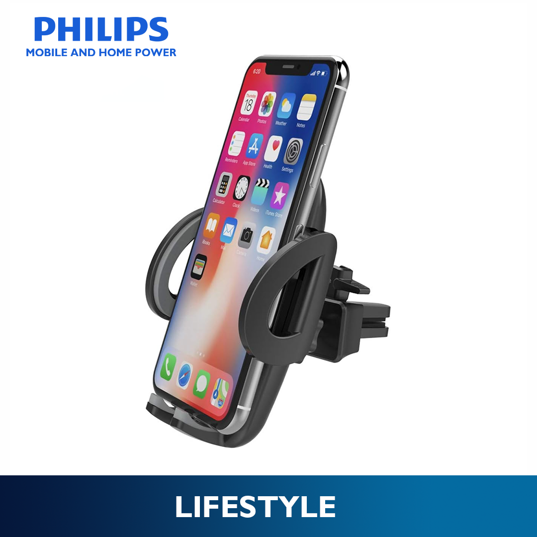 Philips 360° Rotation Mobile Car Cellphone Holder Air Vent Mount
