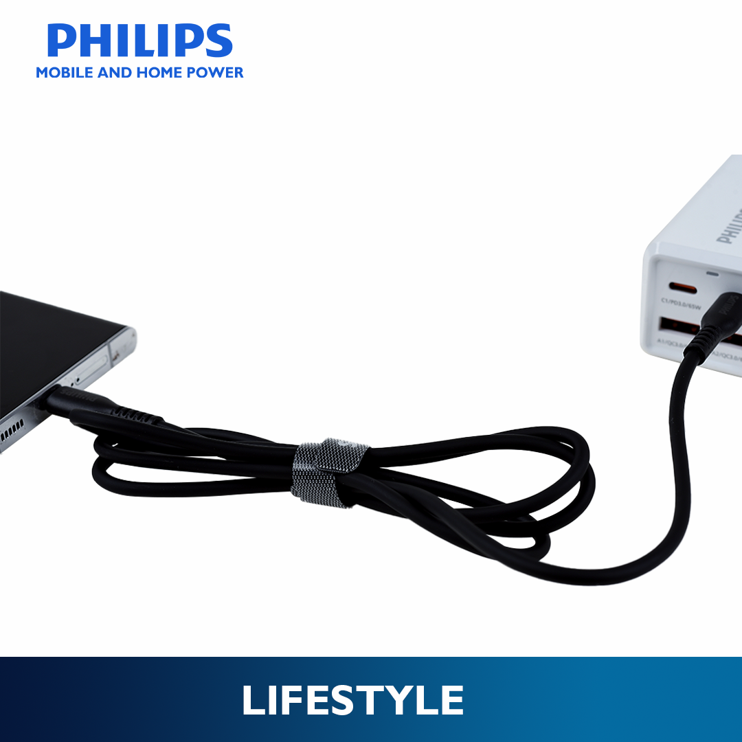 Philips Blue 60W 1.2M USB Type C to USB C PD Cable