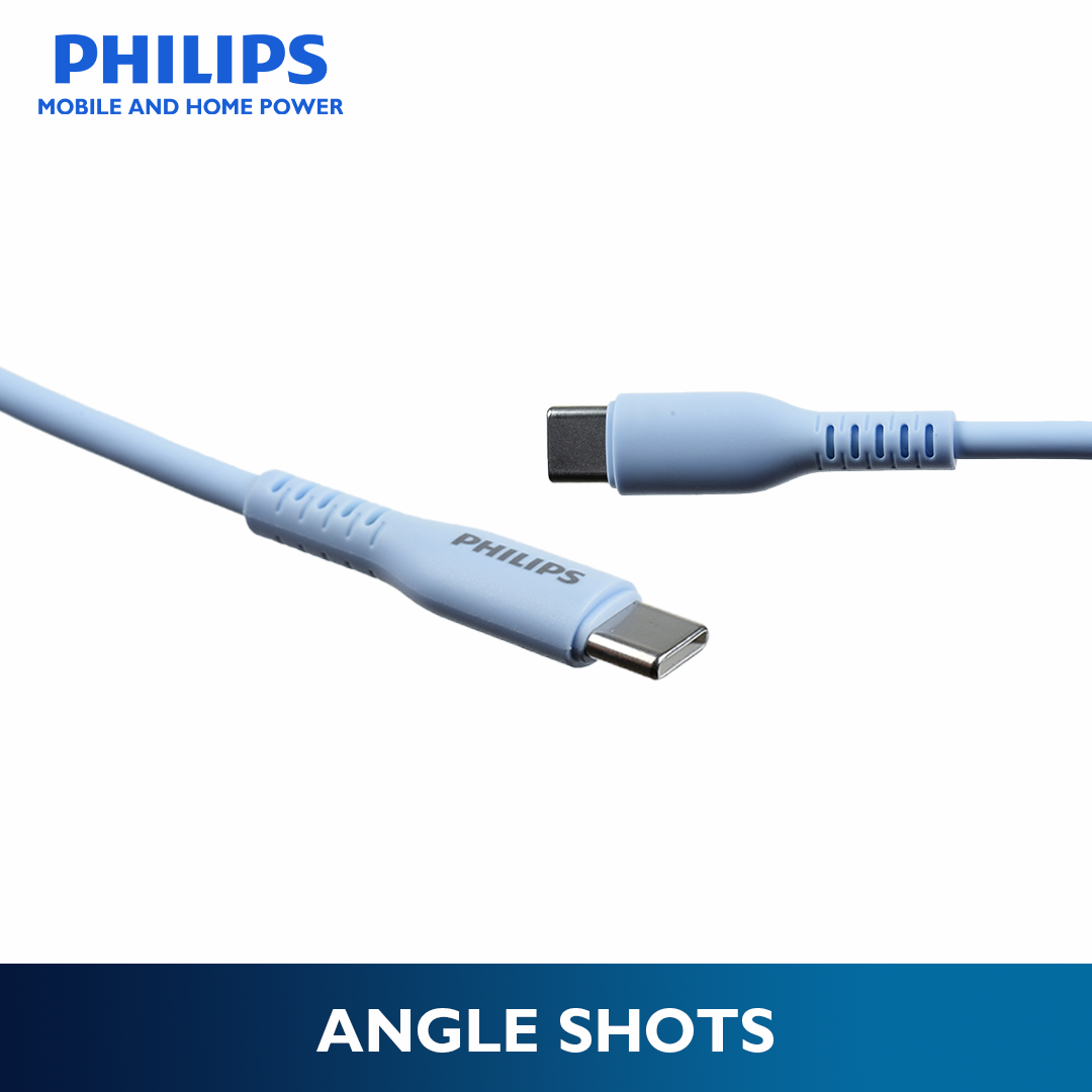 Philips Blue 60W 1.2M USB Type C to USB C PD Cable