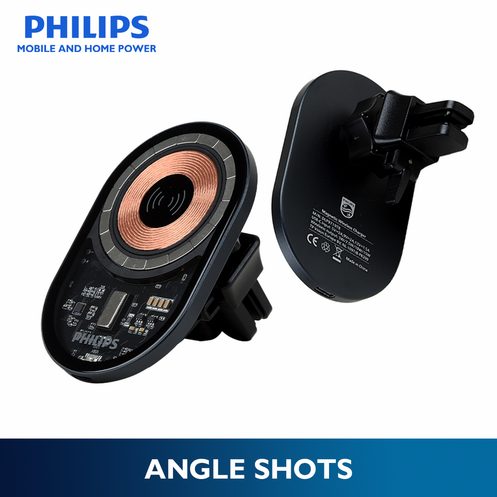 Philips 15W Qi Magsafe Wireless Magnetic Air Vent Charging Mount