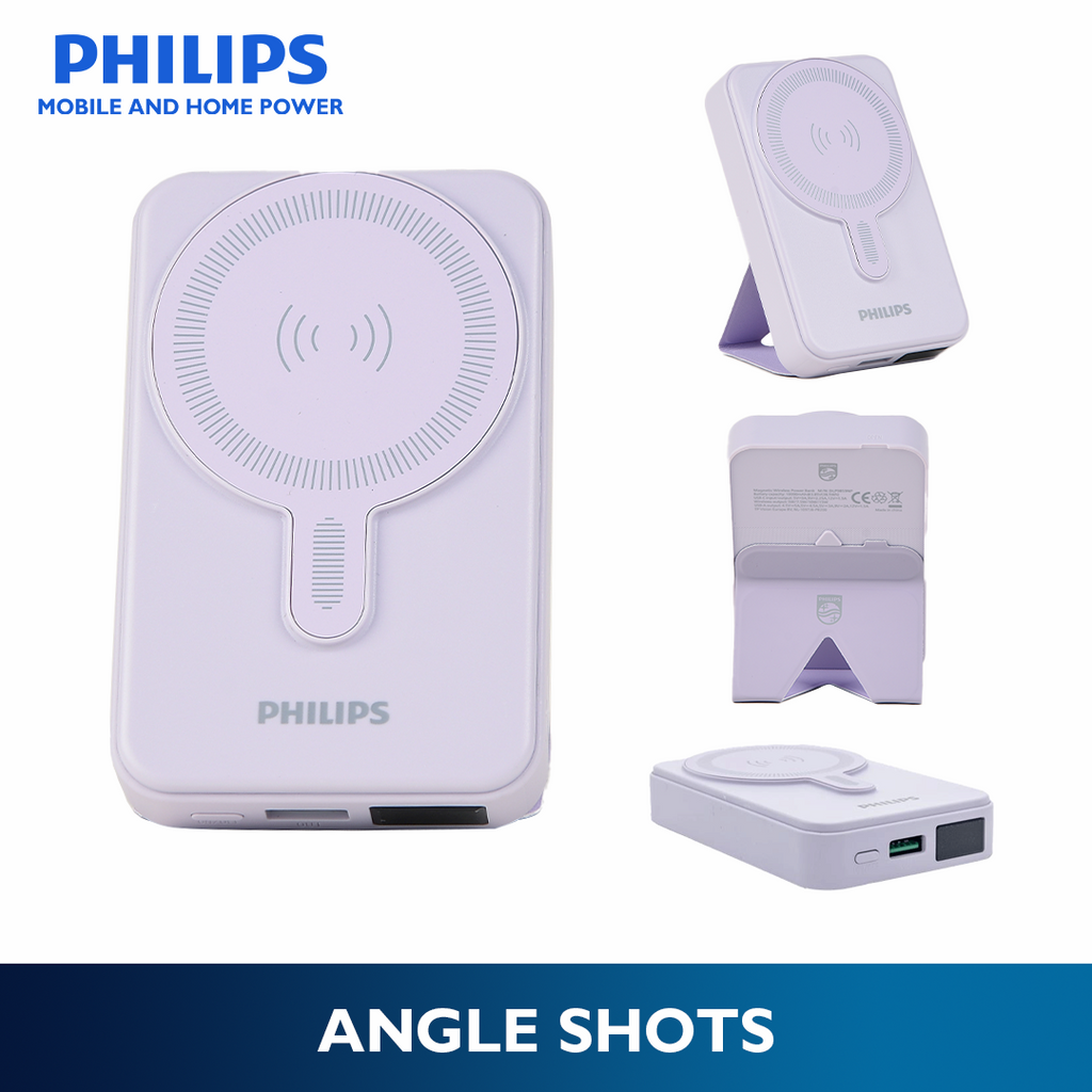 Philips Light Purple 10000mAh PD 15W Magsafe Power
