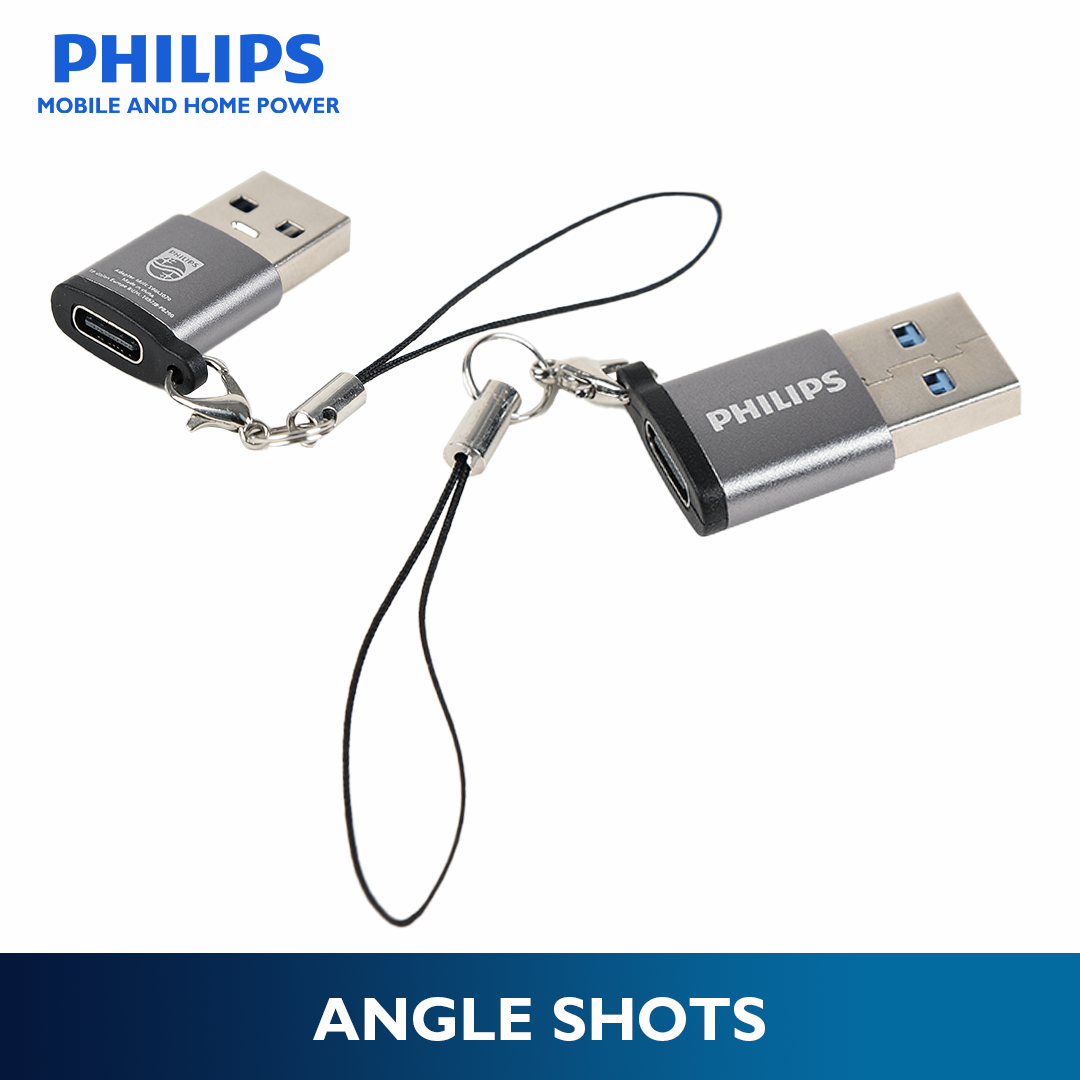 Philips 3.0 USB Male to USB-C Female Adapter