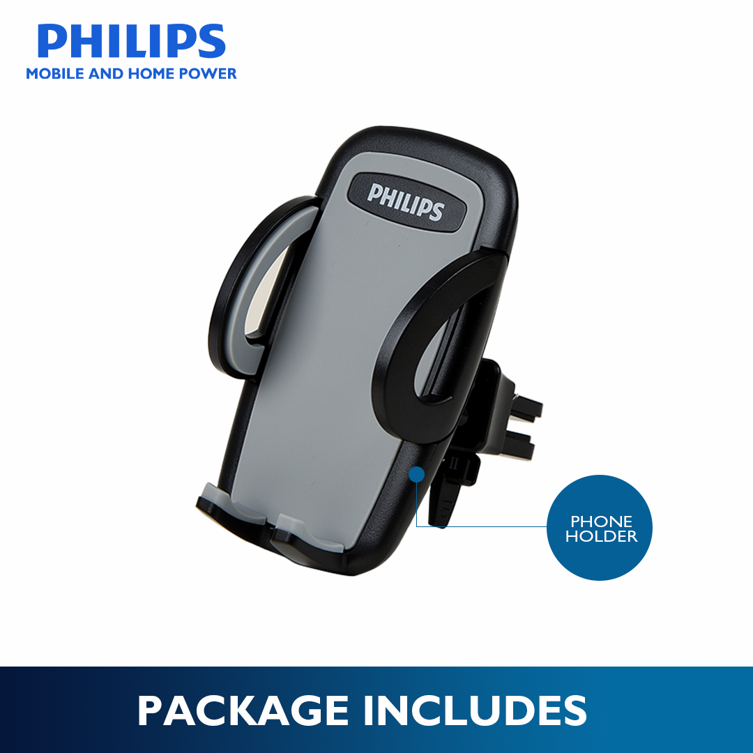 Philips 360° Rotation Mobile Car Cellphone Holder Air Vent Mount