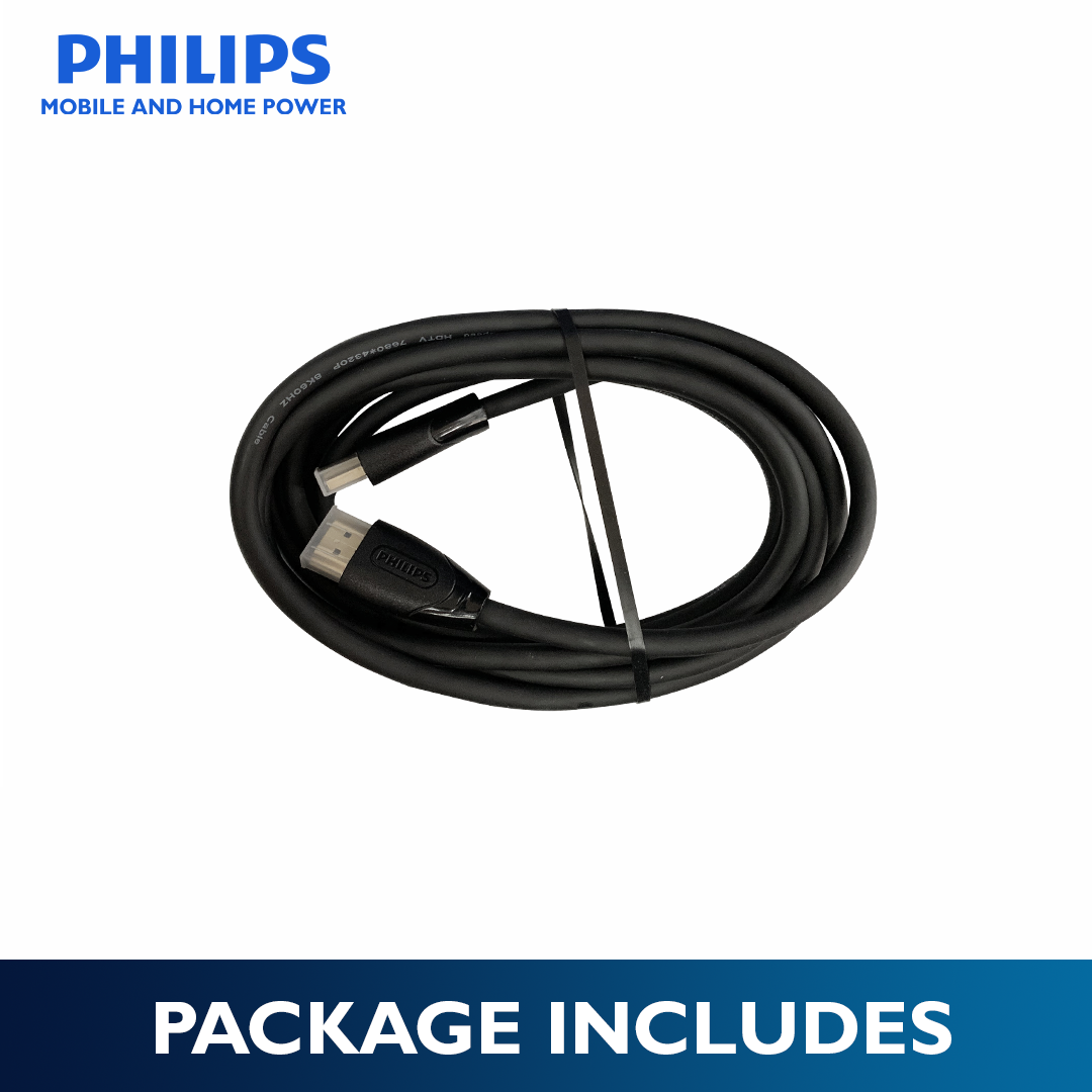 Philips 3m Ultra High-Speed HDMI 2.0 Cable 8K 60Hz Dynamic HDR, 3D & Full HD Ready