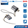 Philips 3.0 USB-A Female to USB-C Male Adapter